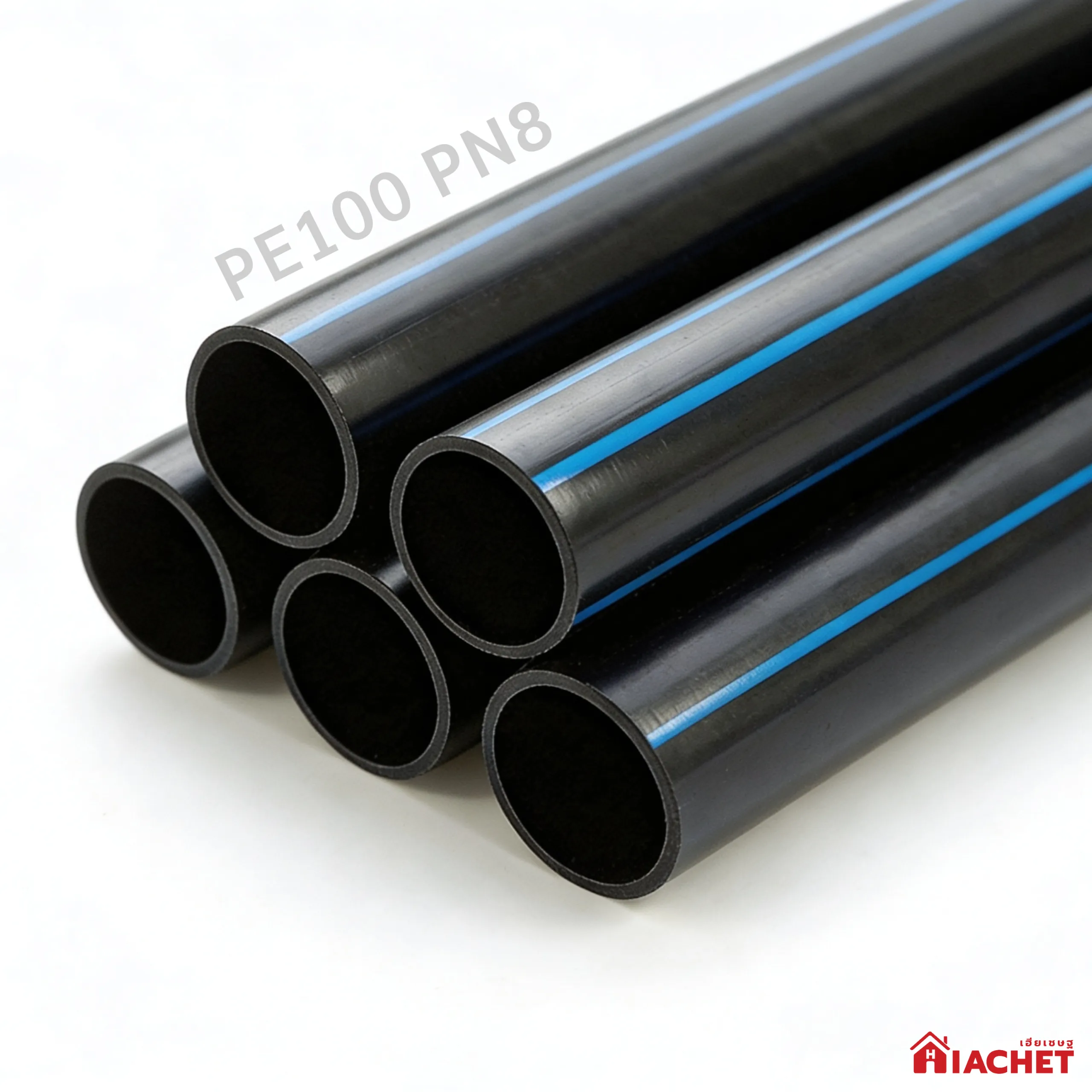 ท่อ HDPE 110 มม. PE100 PN8