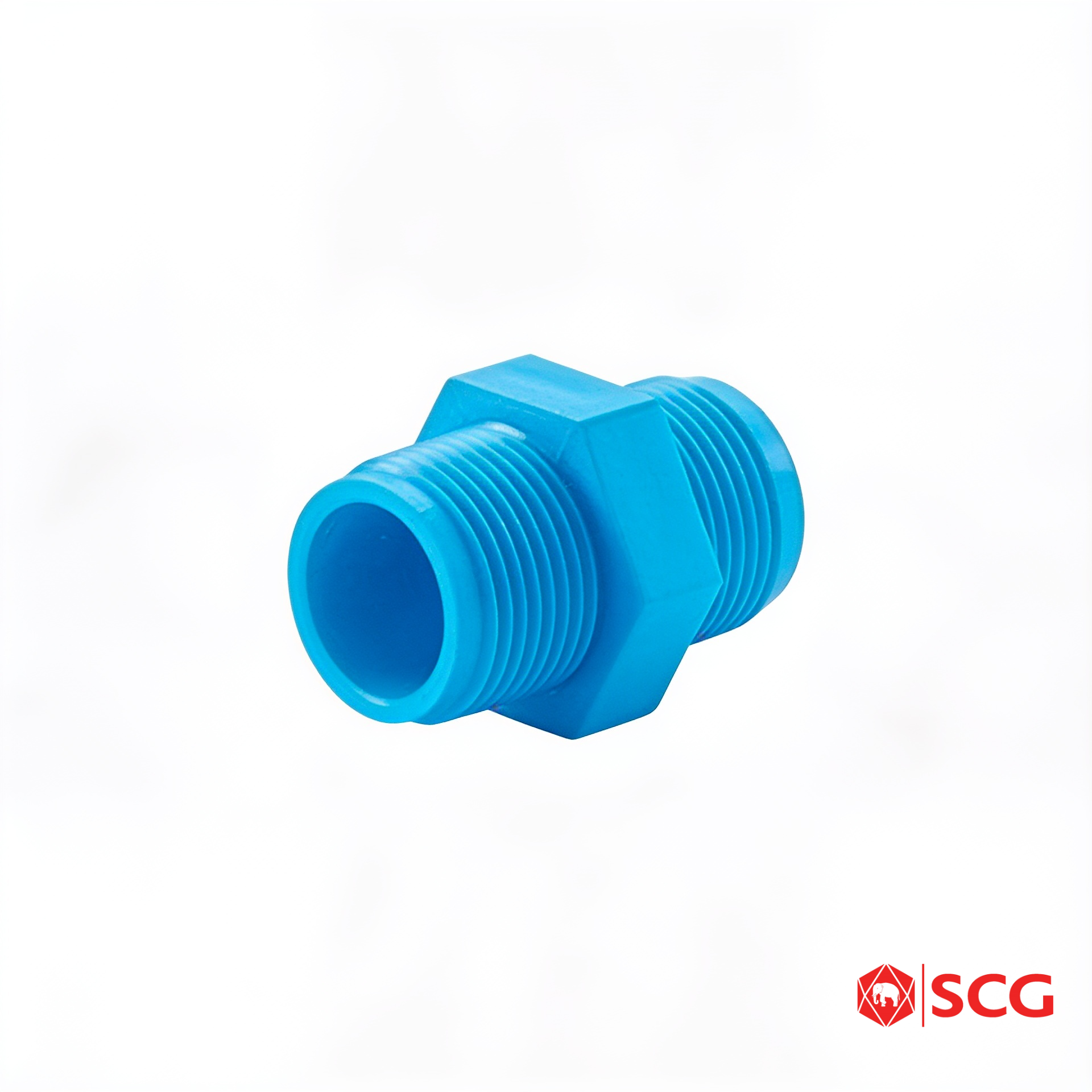 นิปเปิ้ล หนา PVC ฟ้า SCG
