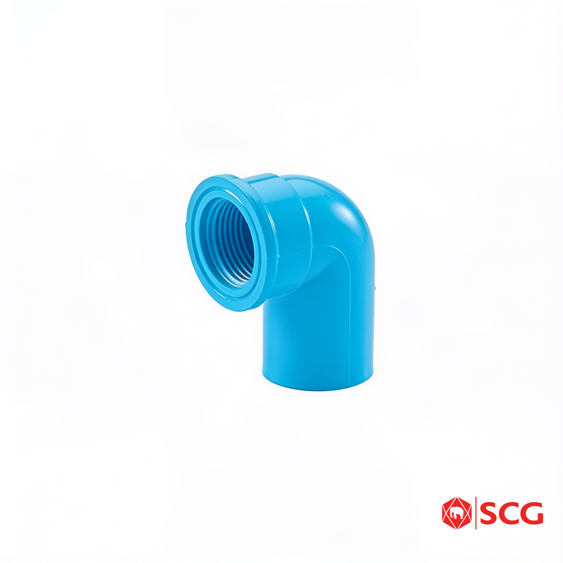 ข้องอ 90 องศา PVC เกลียวใน-หนา SCG