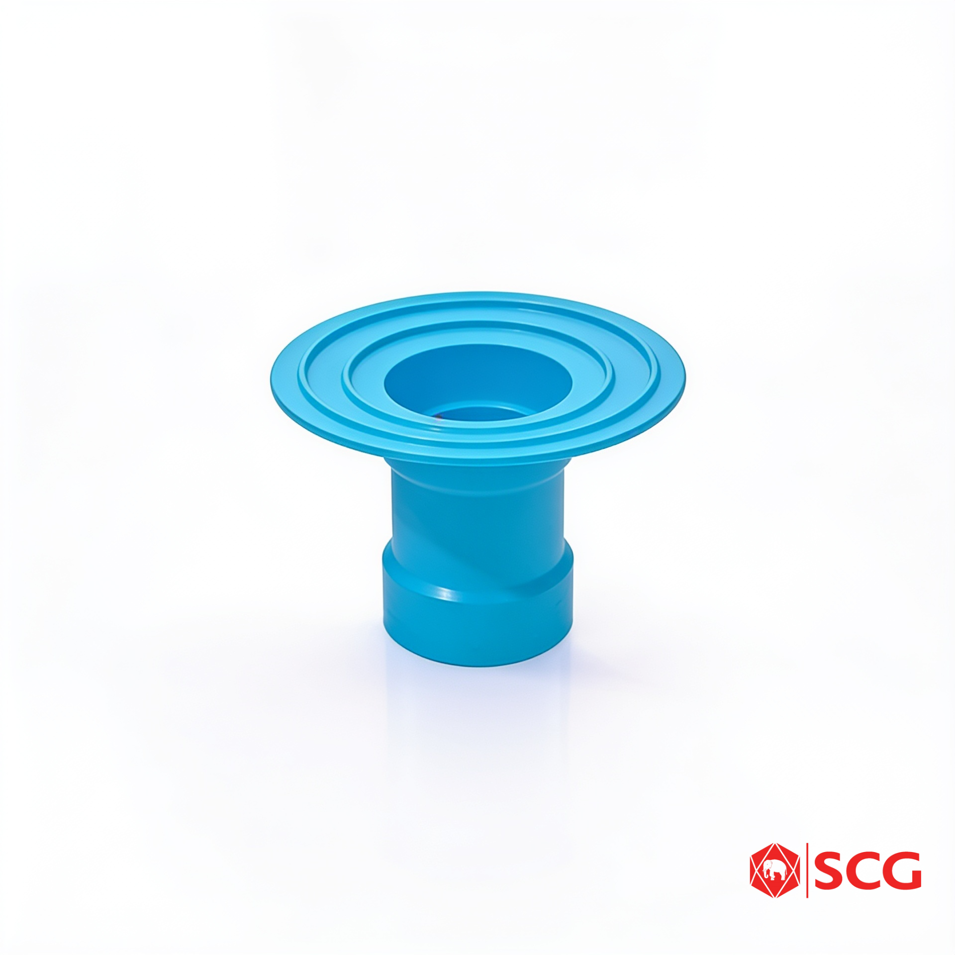 ข้อต่อกันซึม-บาง PVC ฟ้า SCG