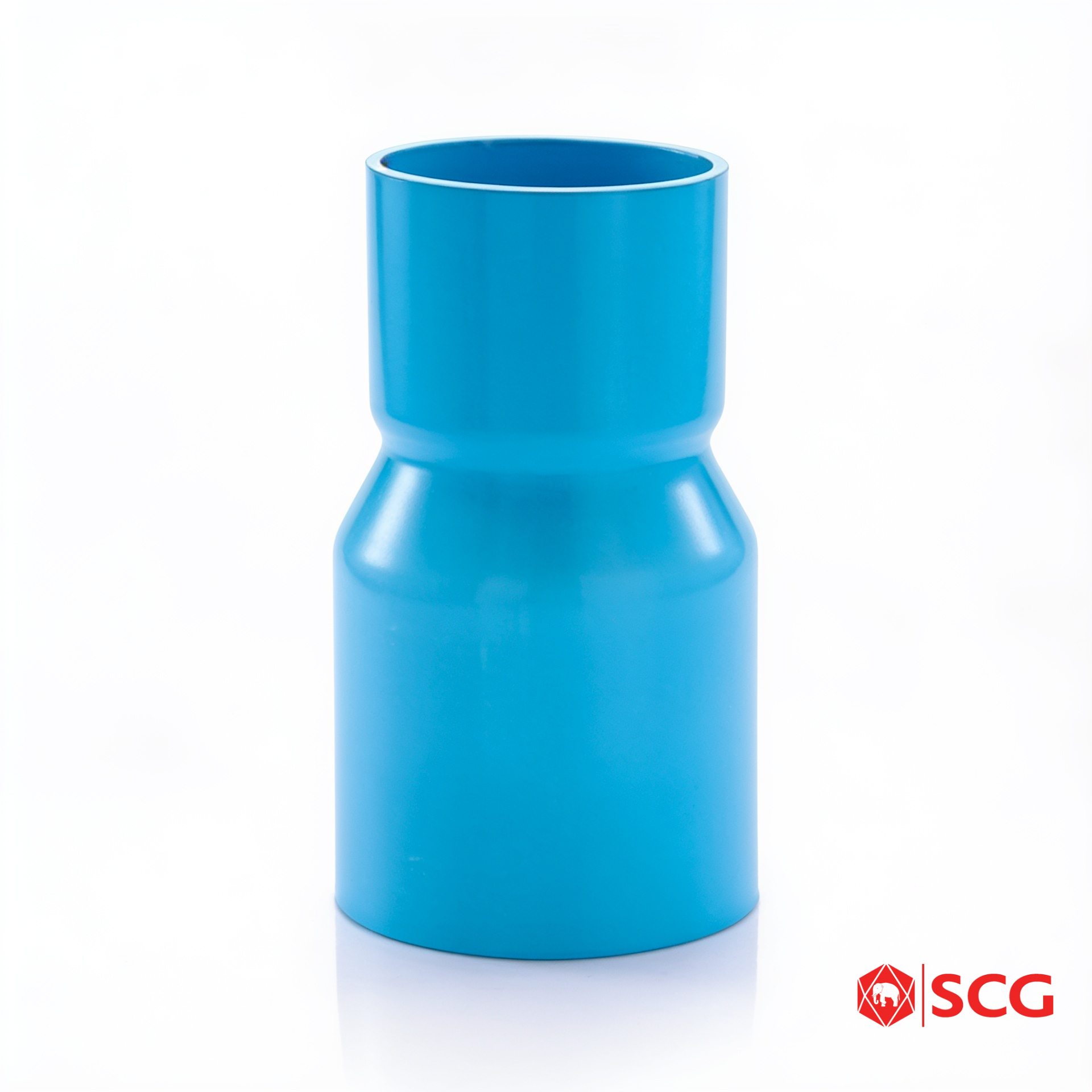 SCG ข้อต่อตรงลด H ช่วงสั้น PVC ฟ้า 10X6 นิ้ว (250x150 มม.)