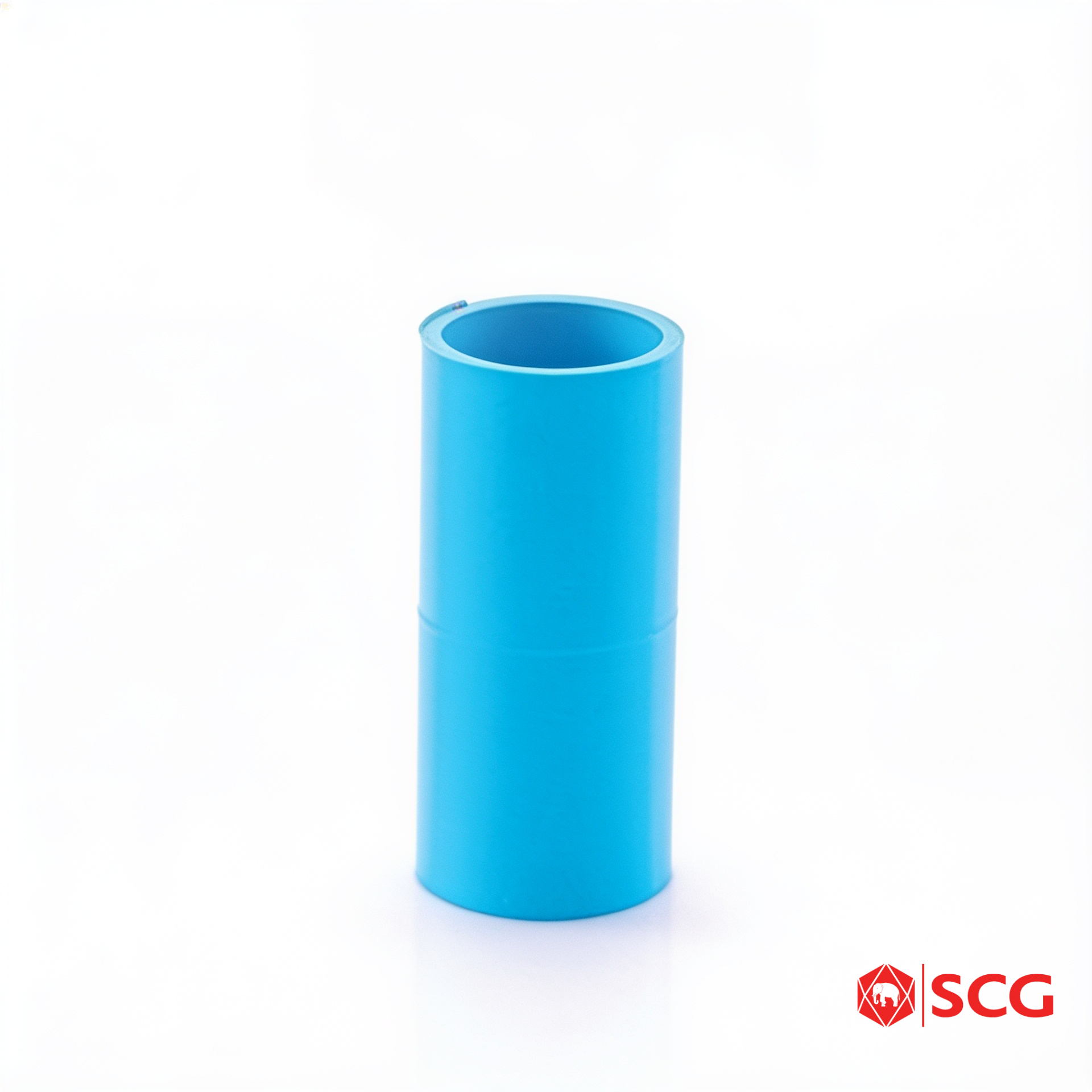 ข้อต่อตรง-หนา PVC ฟ้า SCG
