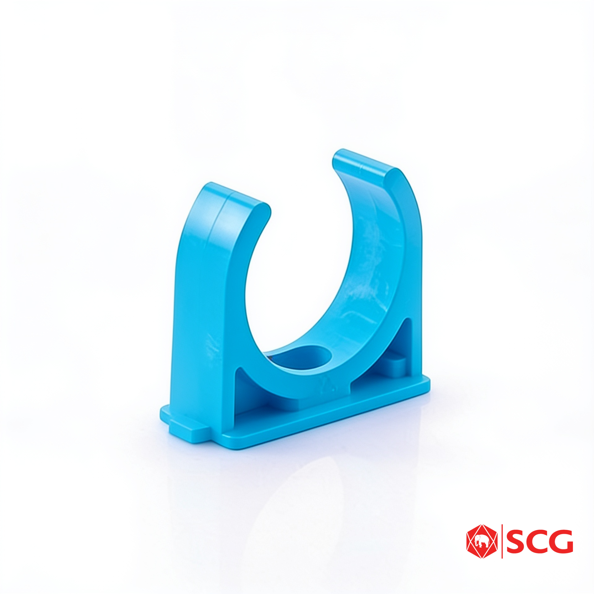 คลิปก้ามปู-หนา PVC ฟ้า SCG