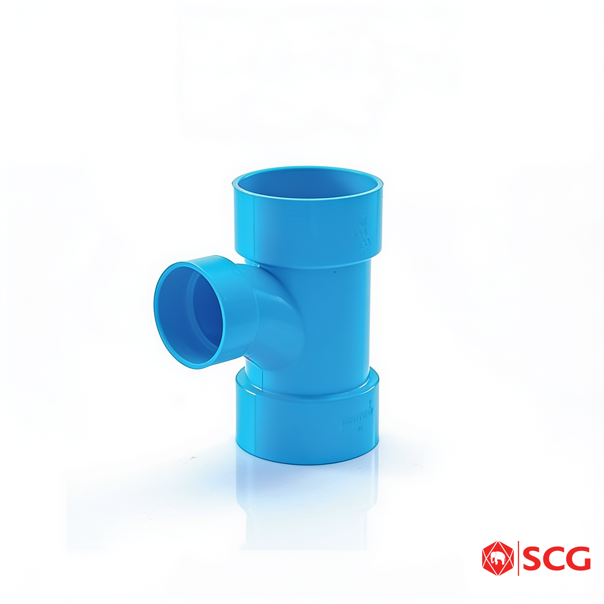สามทางทีวายลด-บาง PVC ฟ้า 2 นิ้ว (55 มม. ) SCG