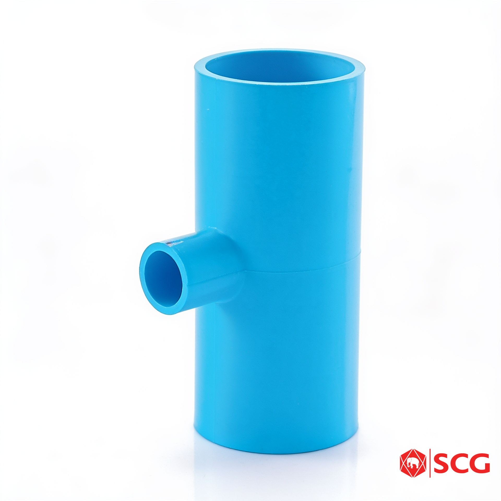 สามทางลด หนา PVC ฟ้า 6 นิ้ว (150 มม.) SCG