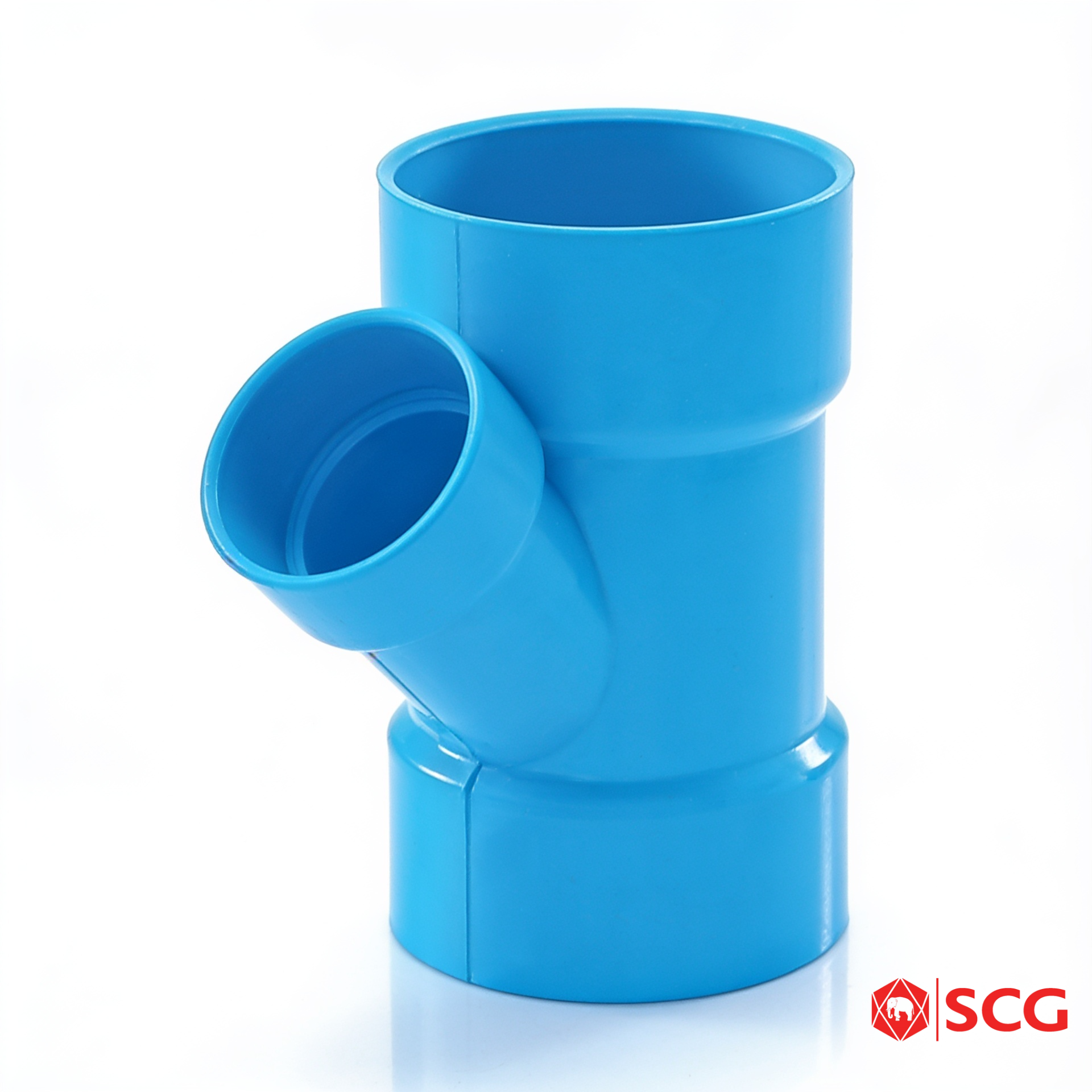 สามทางวายลด บาง PVC ฟ้า 6 นิ้ว (150 มม.) SCG