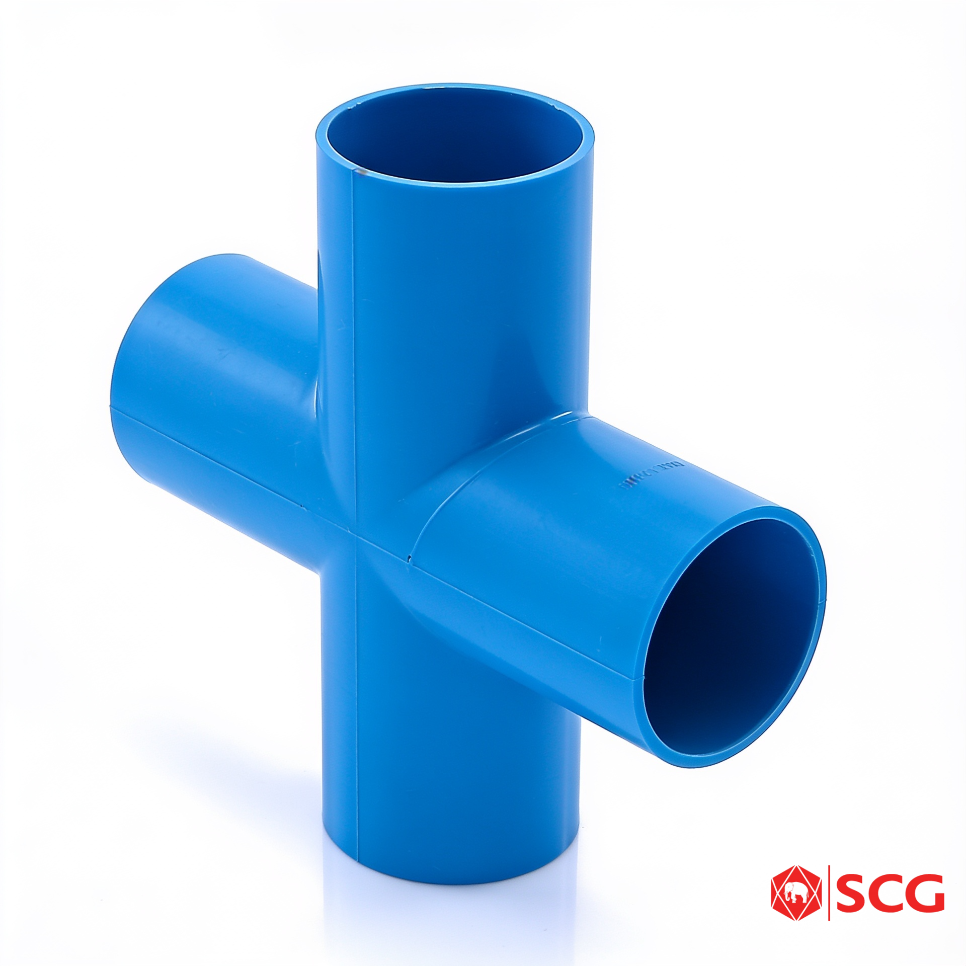 สี่ทางครอส PVC ฟ้า SCG