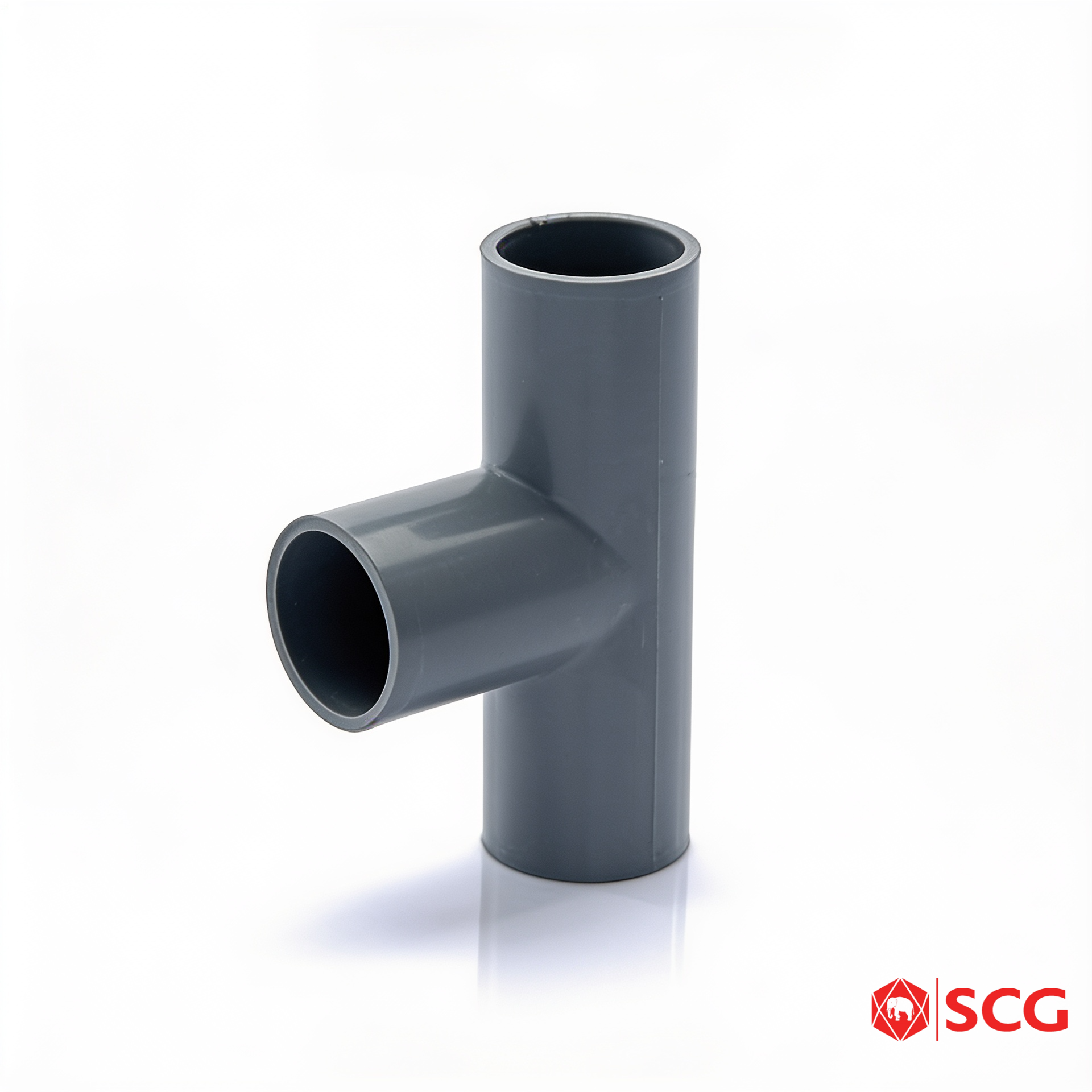 สามทาง PVC สีเทา ท่อเกษตร SCG