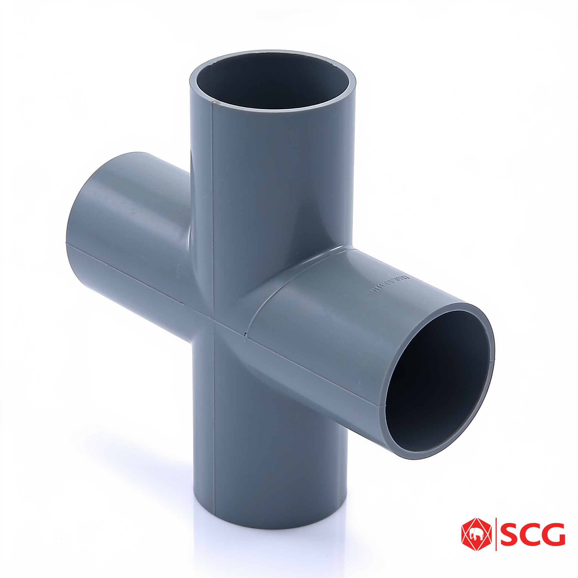 สี่ทาง PVC สีเทา ท่อเกษตร SCG