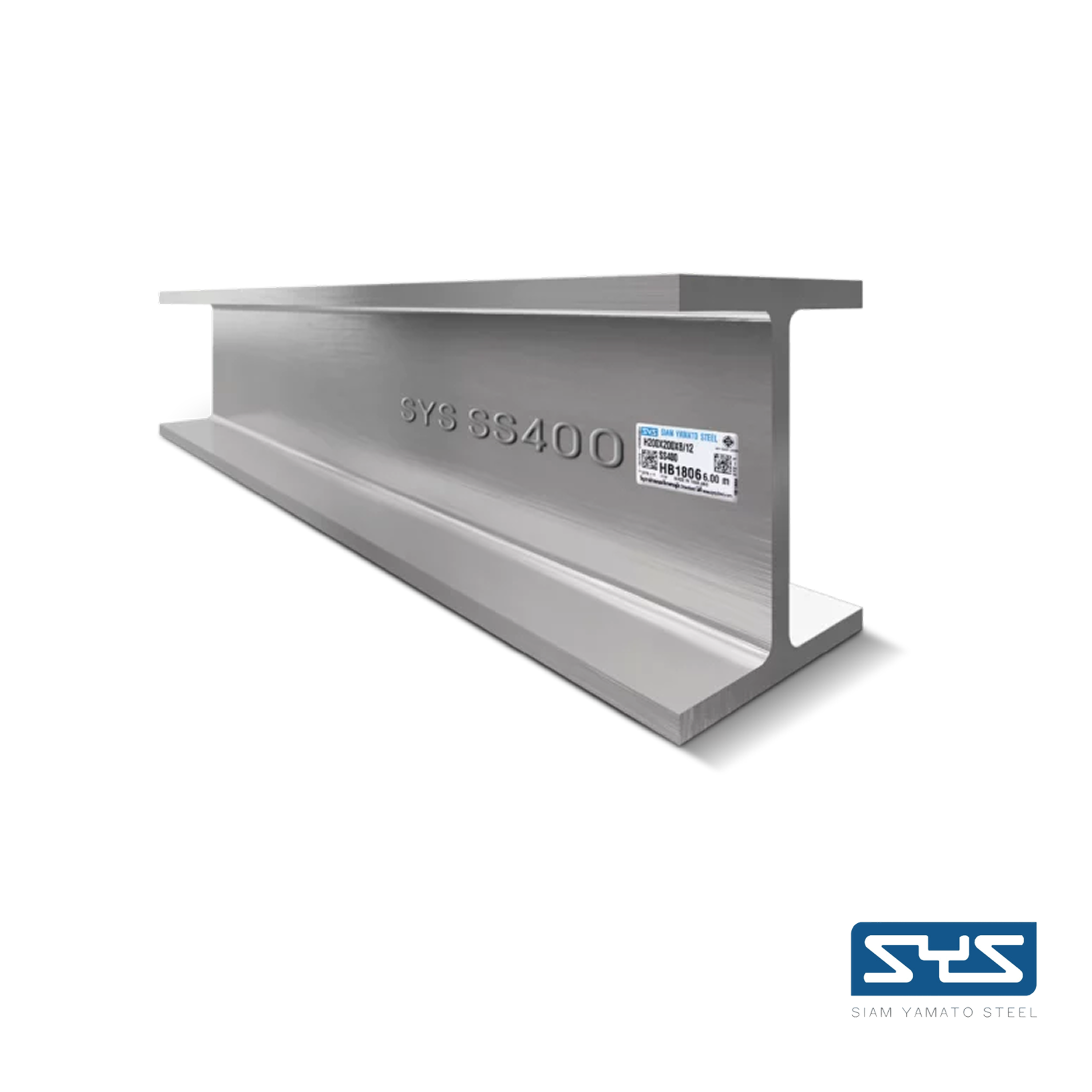 เหล็กไวด์แฟลงจ์ 294x200x8.0x12.0 มม. SS400 SYS