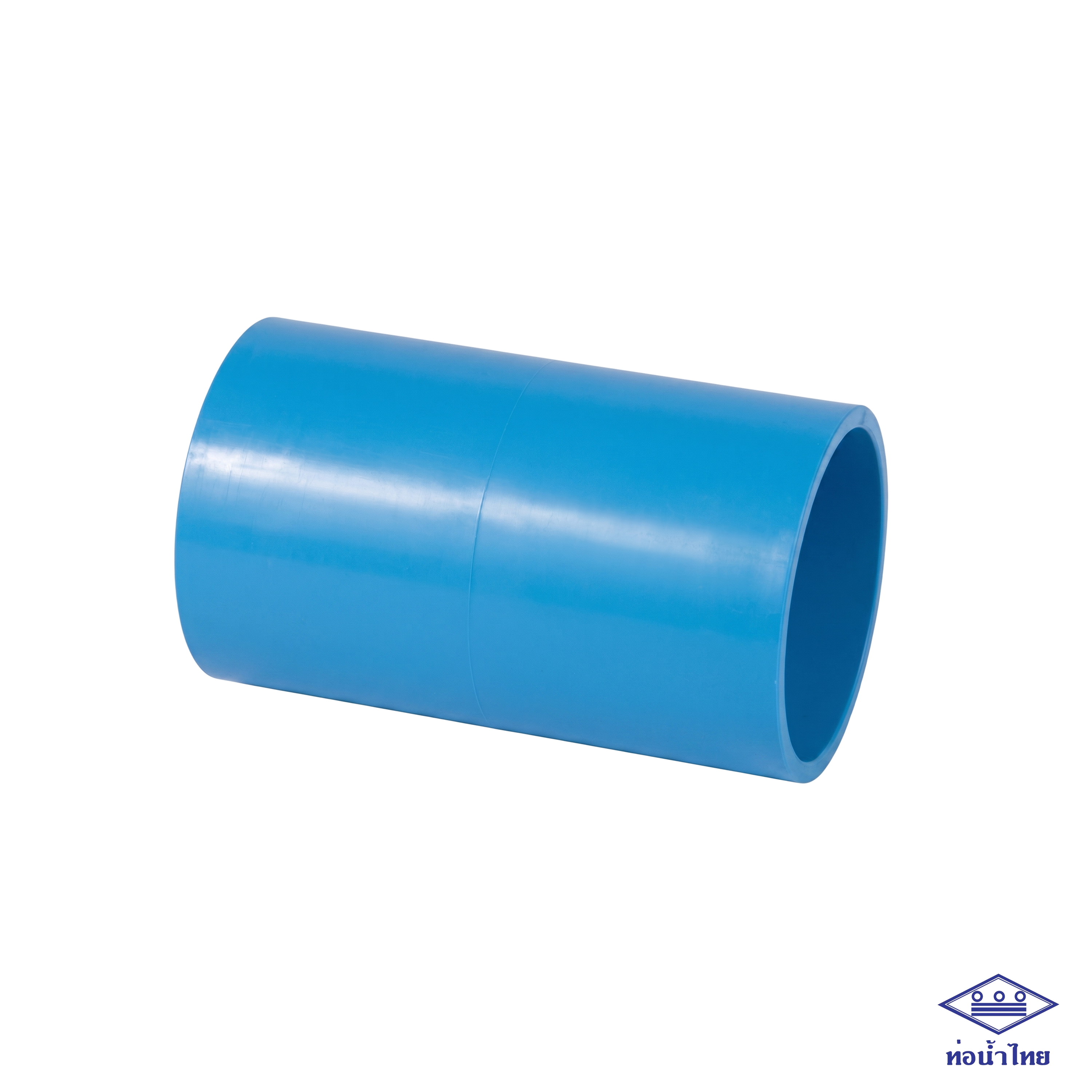 ข้อต่อตรง หนา PVC ฟ้า ท่อน้ำไทย