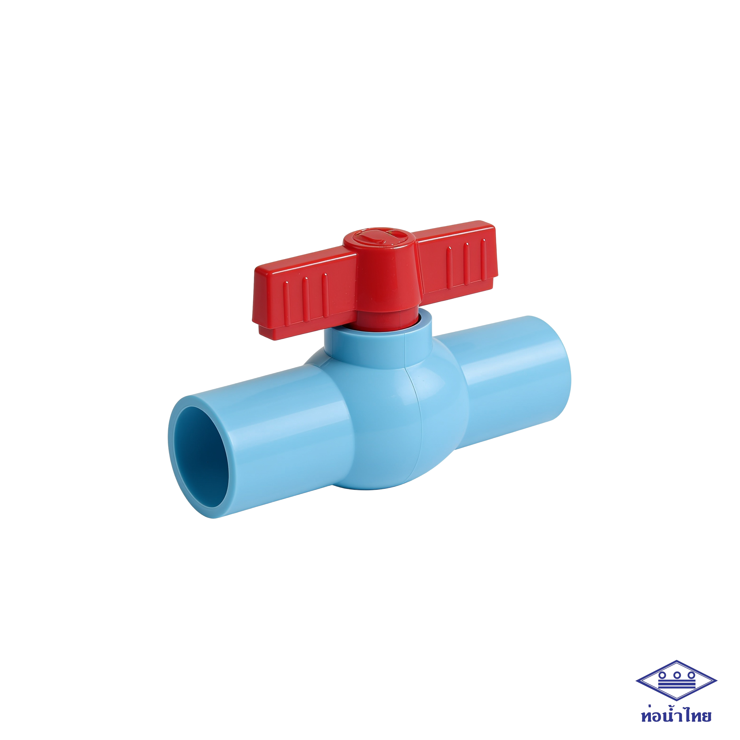 บอลวาล์ว หนา PVC ฟ้า ท่อน้ำไทย