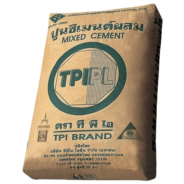ปูน TPI ซีเมนต์ผสม สีเขียว ฉาบ ก่อ