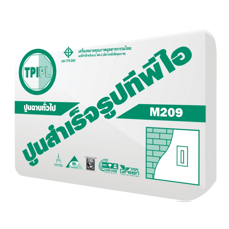 ปูน TPI มอร์ตาร์ M209 ฉาบสำเร็จรูปทั่วไป